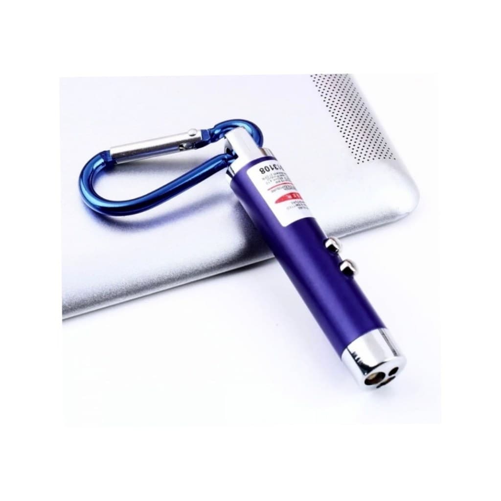Laser Caneta Led 3 Em1 Mini Lanterna Chaveiro Cores Sortidas