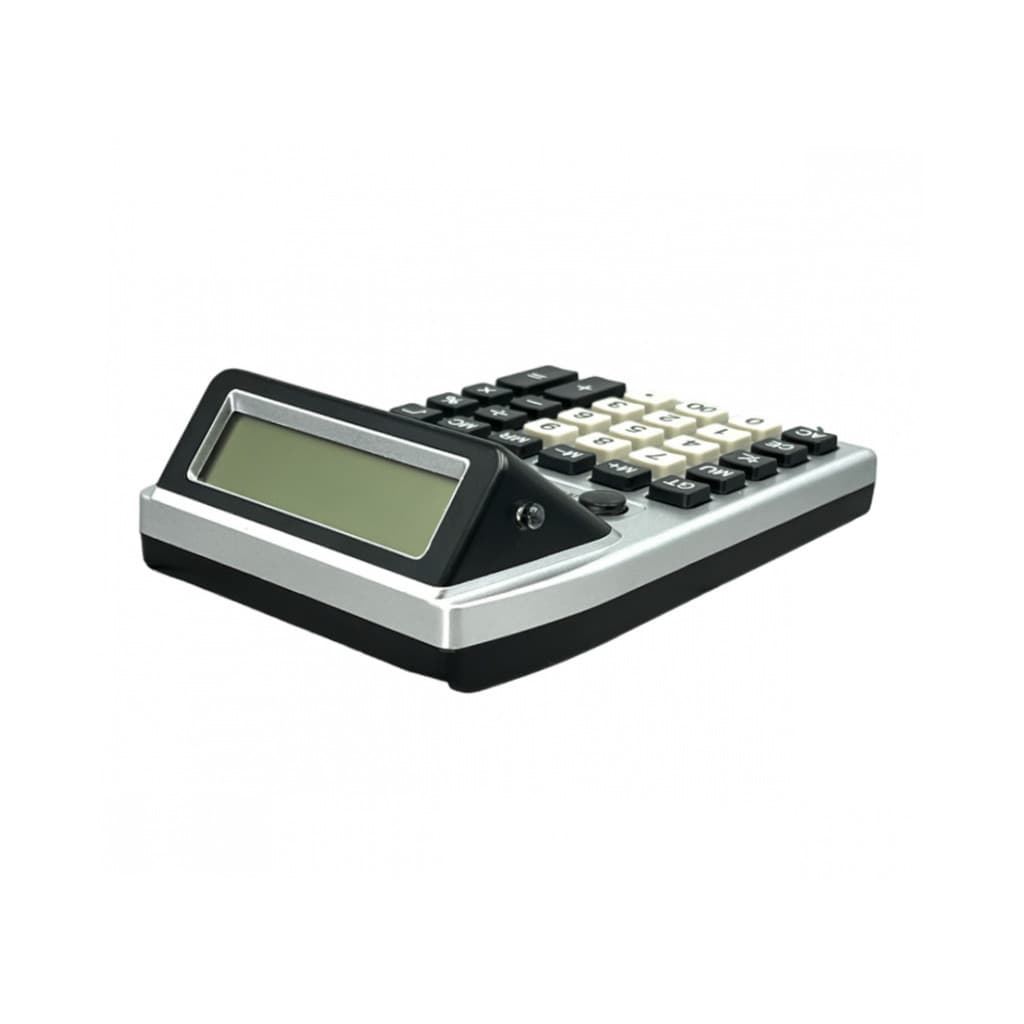 Calculadora Eletrônica De Mesa LCD Dupla Tela 30 Dígitos Detector De Dinheiro Kapbom KA-1179