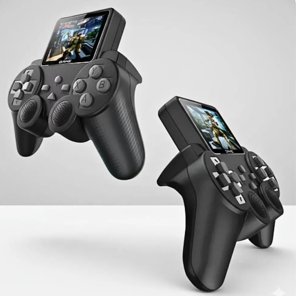 Mini Game Ergonômico Portátil De Mão Tela LCD 520 Jogos Retrô Clássicos Nostálgicos Recarregável T&Z