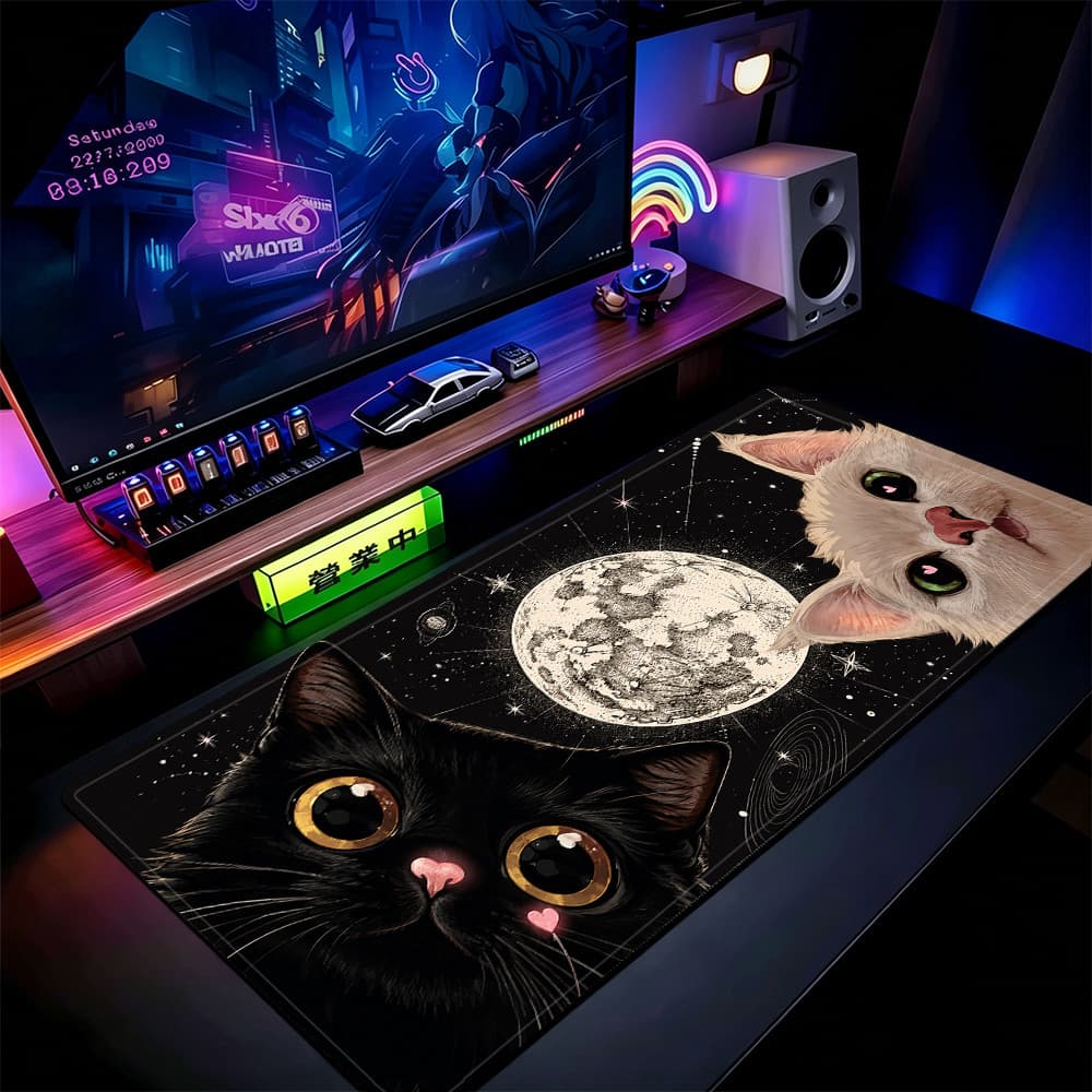 Grande Jogo Mouse Pad Antiderrapante 80X30 CM Impressões Personalizadas Mousepad Borda Costurada YG80506