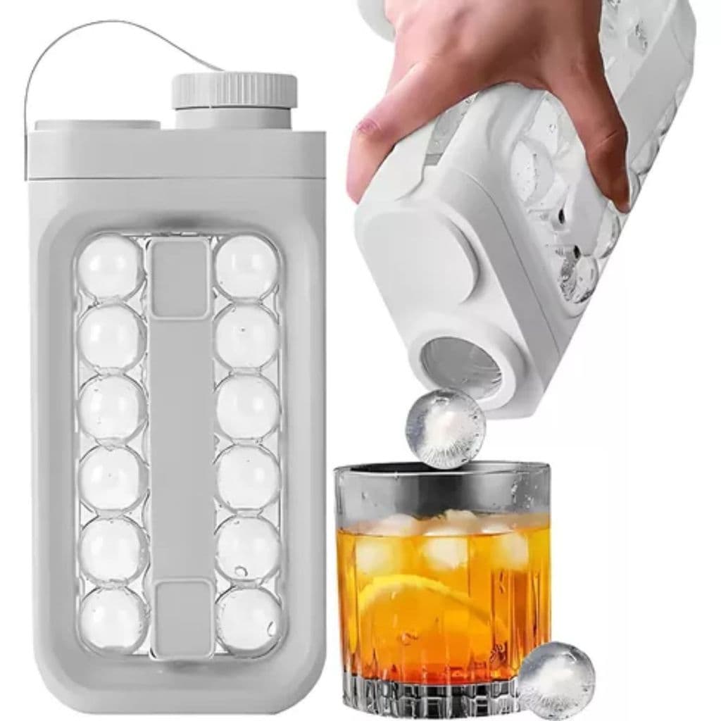Garrafa de Gelo de Silicone - Bolinhas para Bebidas geladas