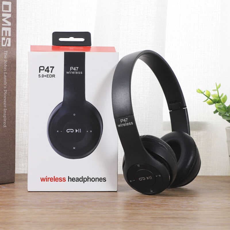 Fone de ouvido P47 bluetooth fone de ouvido dobrável Subwoofer comércio exterior presente esportes sem fio fone de ouvid