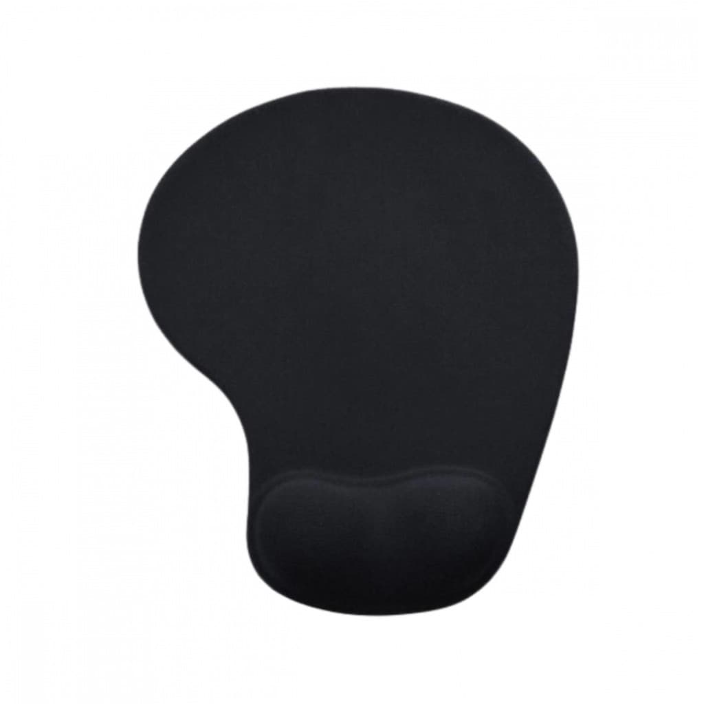 Suporte Mouse Pad Ergonômico com Apoio de Punho Super Macio BLACK