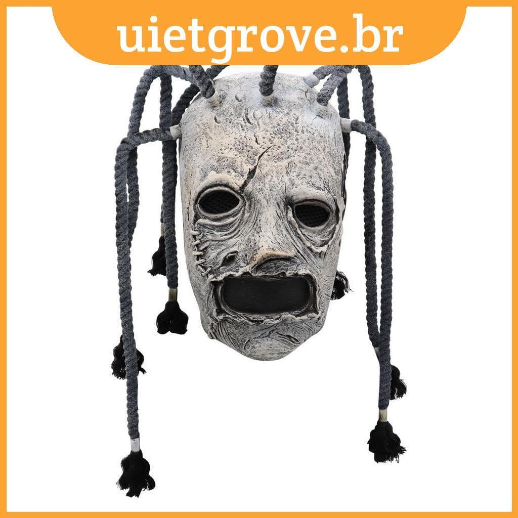 Máscara De Látex Corey Taylor Slipknot Com Dreadlocks , Cabeça Cheia Unissex Adulta , Fantasia Para Festas Temáticas De