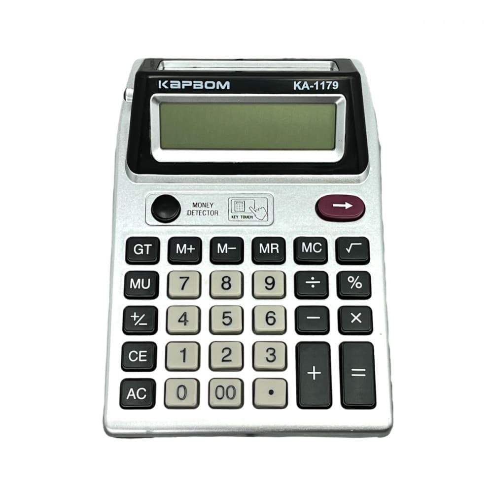 Calculadora Eletrônica de Mesa Com 2 Telas LCD Digital Kapbom