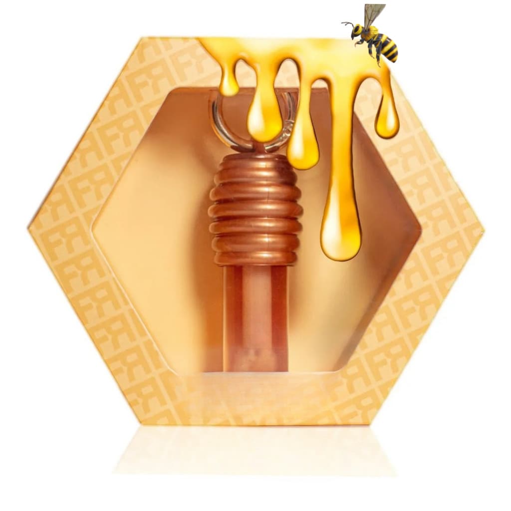 Gloss Labial Mel Honey com Pingente, Hidrata e Brilha