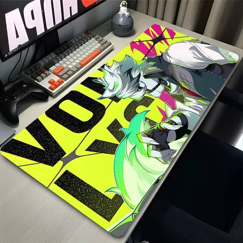Zenless Zona Zero Von Lycaon Mouse Pad Portátil Lobo Branco Teclado Tapete Acessórios De Jogos Mousepad PC Anime De Mesa