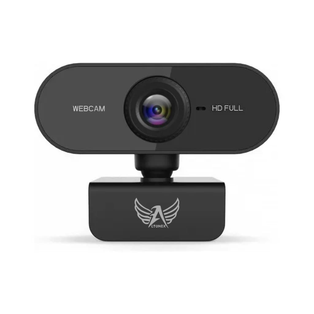 Webcam Full HD 1080p Com Microfone USB Rotacao 360 Graus PC Notebook Altomex AL-ZP209
