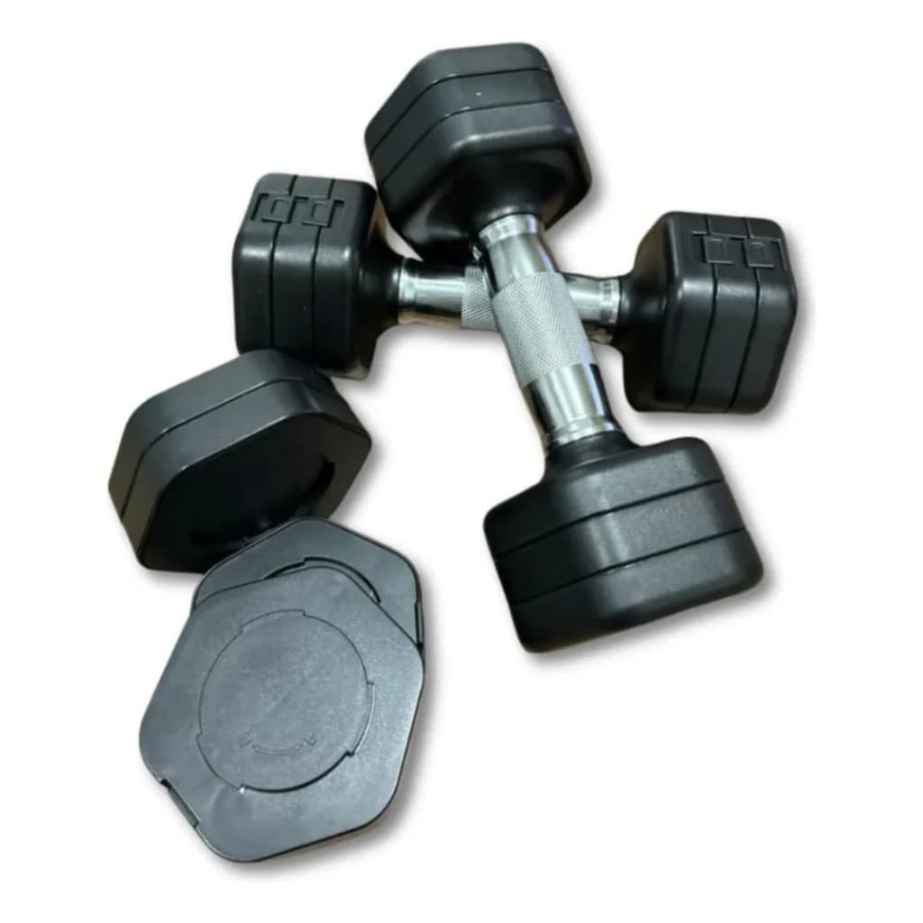 Par de Halteres Ajustáveis 2 a 5kg Kit Musculação Academia