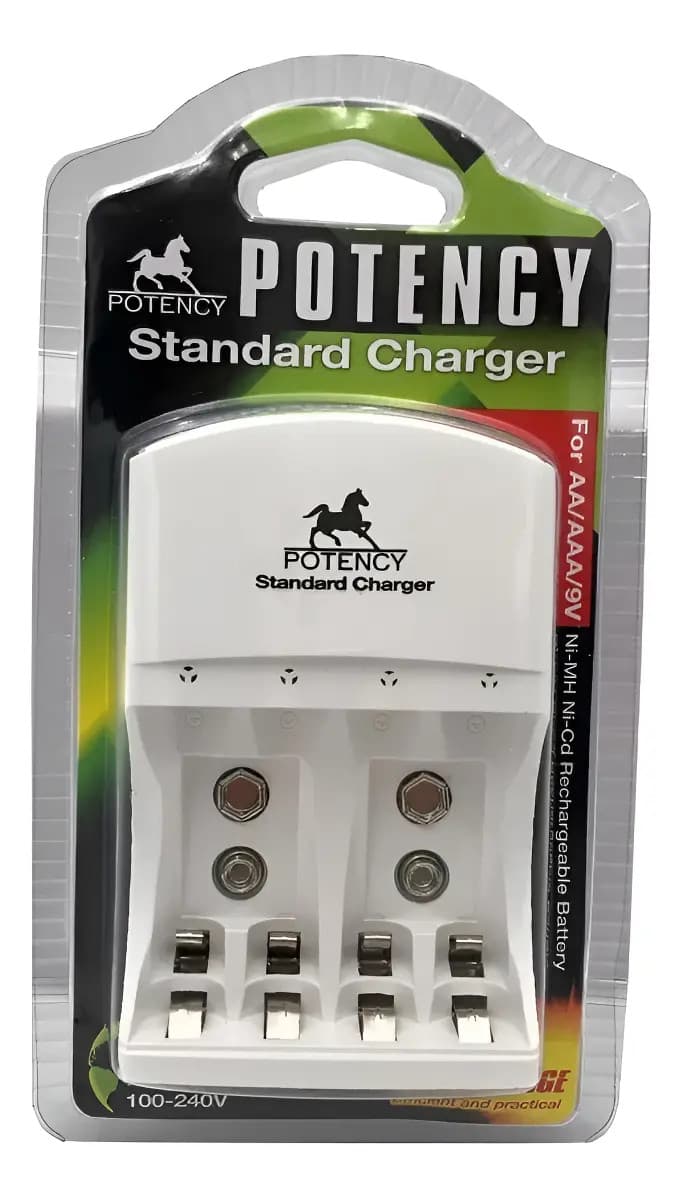 Carregador De Pilha E Bateria Recarregaveis Aa Aaa 9v Bivolt