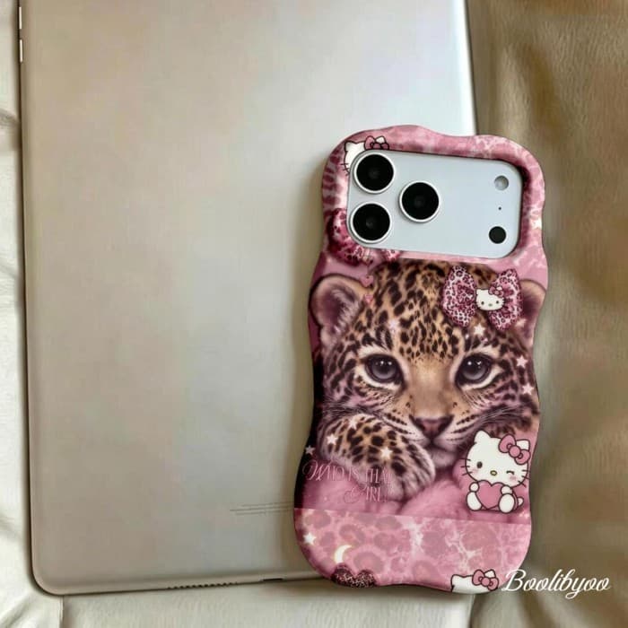 Boolibyoo impressão fofa adequada para Apple 17pro capa de telefone iPhone16/15 novo estilo filme 14 capa dura 13 onda 1