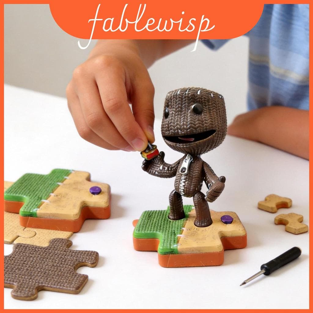 Figura Colecionável De Pvc Little Big Planet Para Fãs E Exibição De Uso