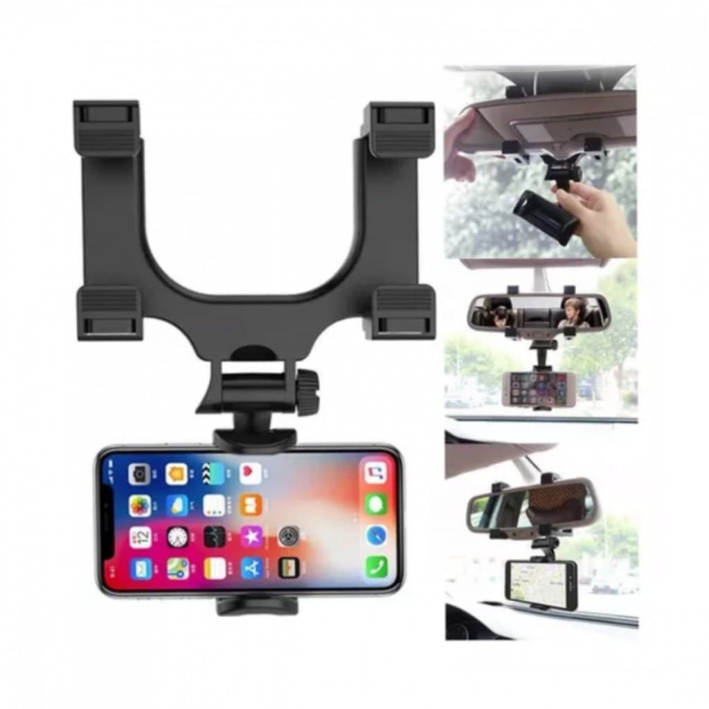 Suporte Veicular Universal de Celular Para Retrovisor