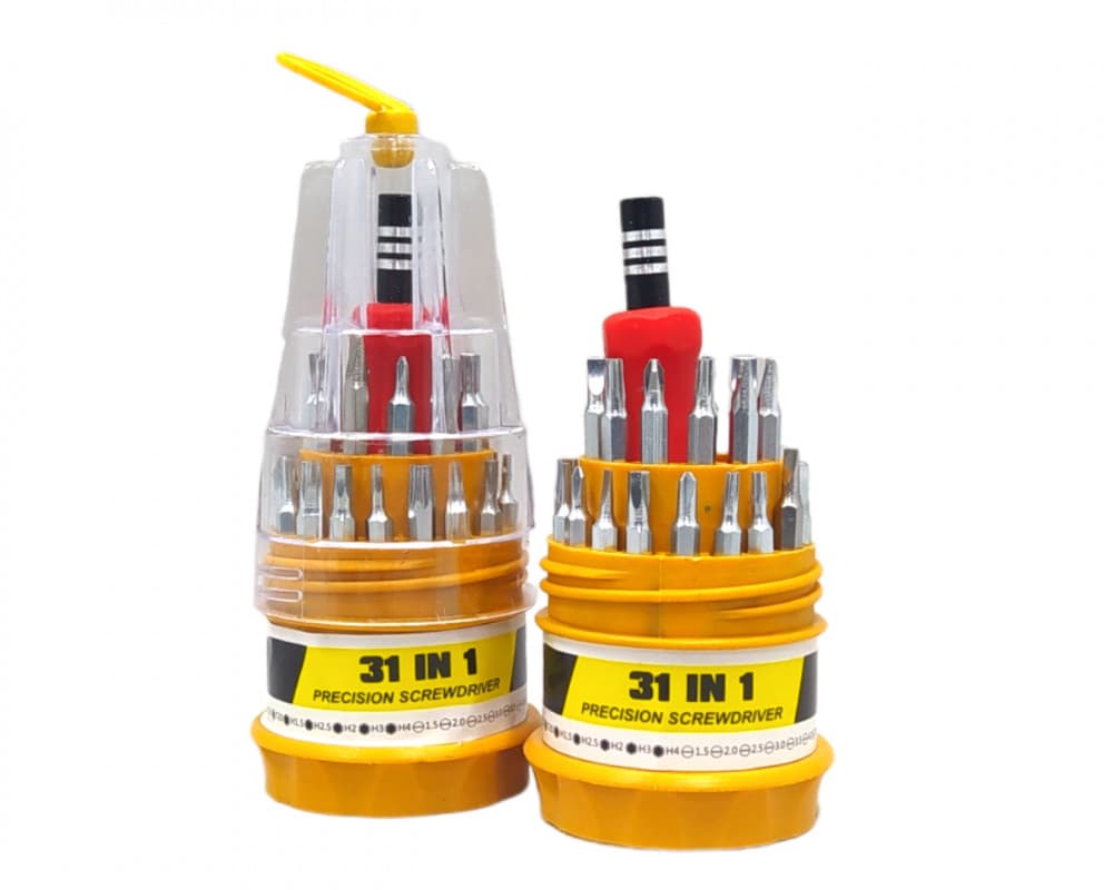 Mini Kit Jogo De Chaves Ferramentas De Precisão Kit 31-em-1 Fenda Philips Allen L Torx  Exbom 6036