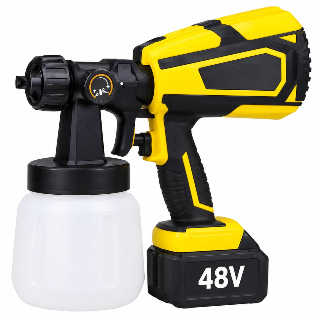 Pistola de Pintura Pulverizadora Elétrica 48V 1 Bateria