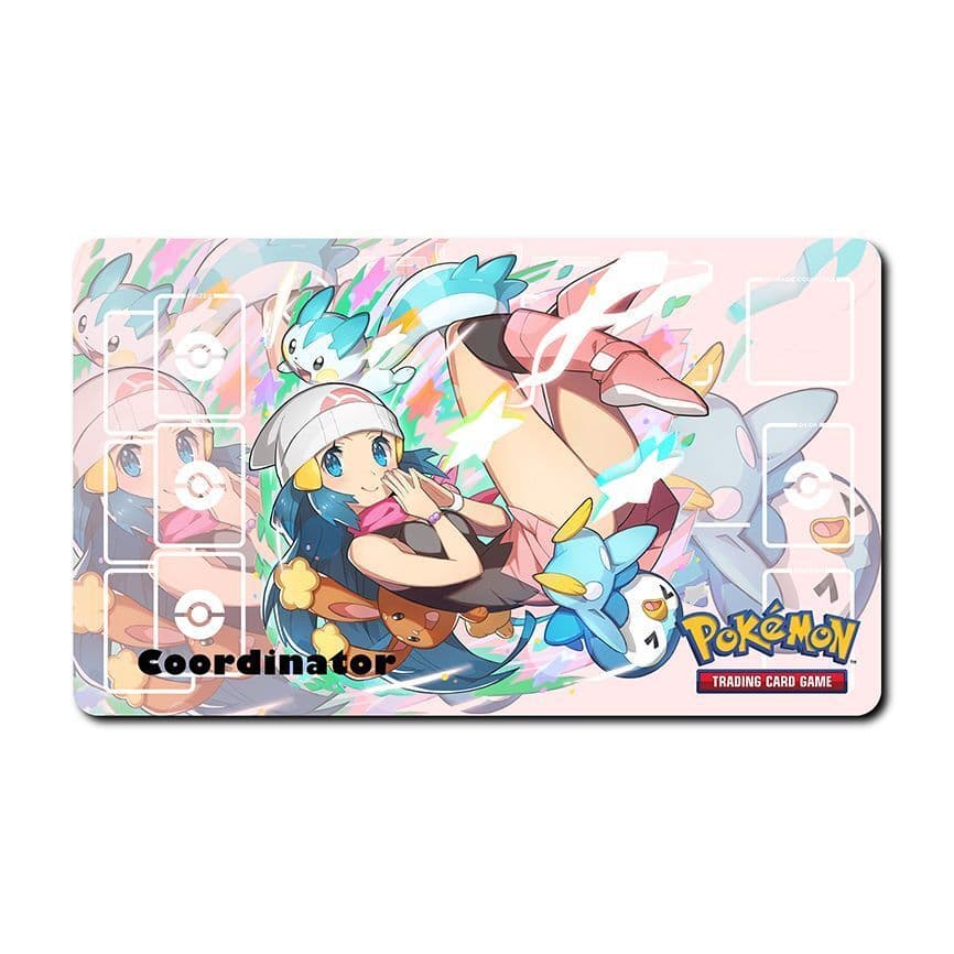 Tapete de cartas Pokémon Pokémon Tapete de cartas ptcg Tapete de cartas Pokémon Acerolla Lily Emma Mary Bambu Orquídea X