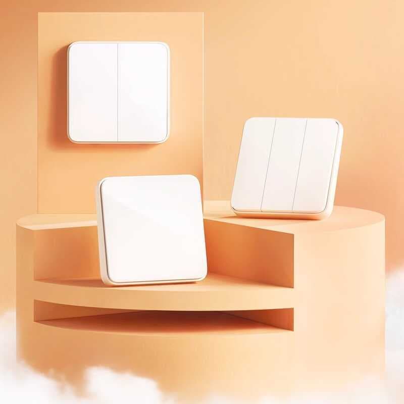 Arroz verde inteligente Zero fogo único interruptor de parede conectar Mijia HomeKit casa inteligente controle remoto