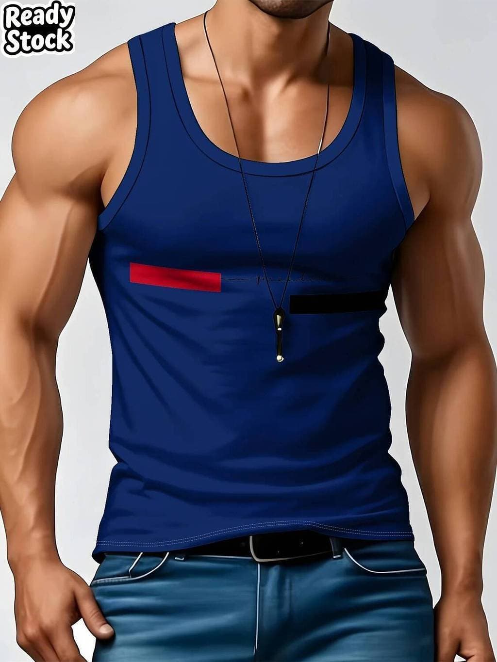 Nova Moda Liberdade Linha Cursivo Mínimo Branco Masculino Regata Diária Respirável Casual Sem Mangas Colete Topos Tendên