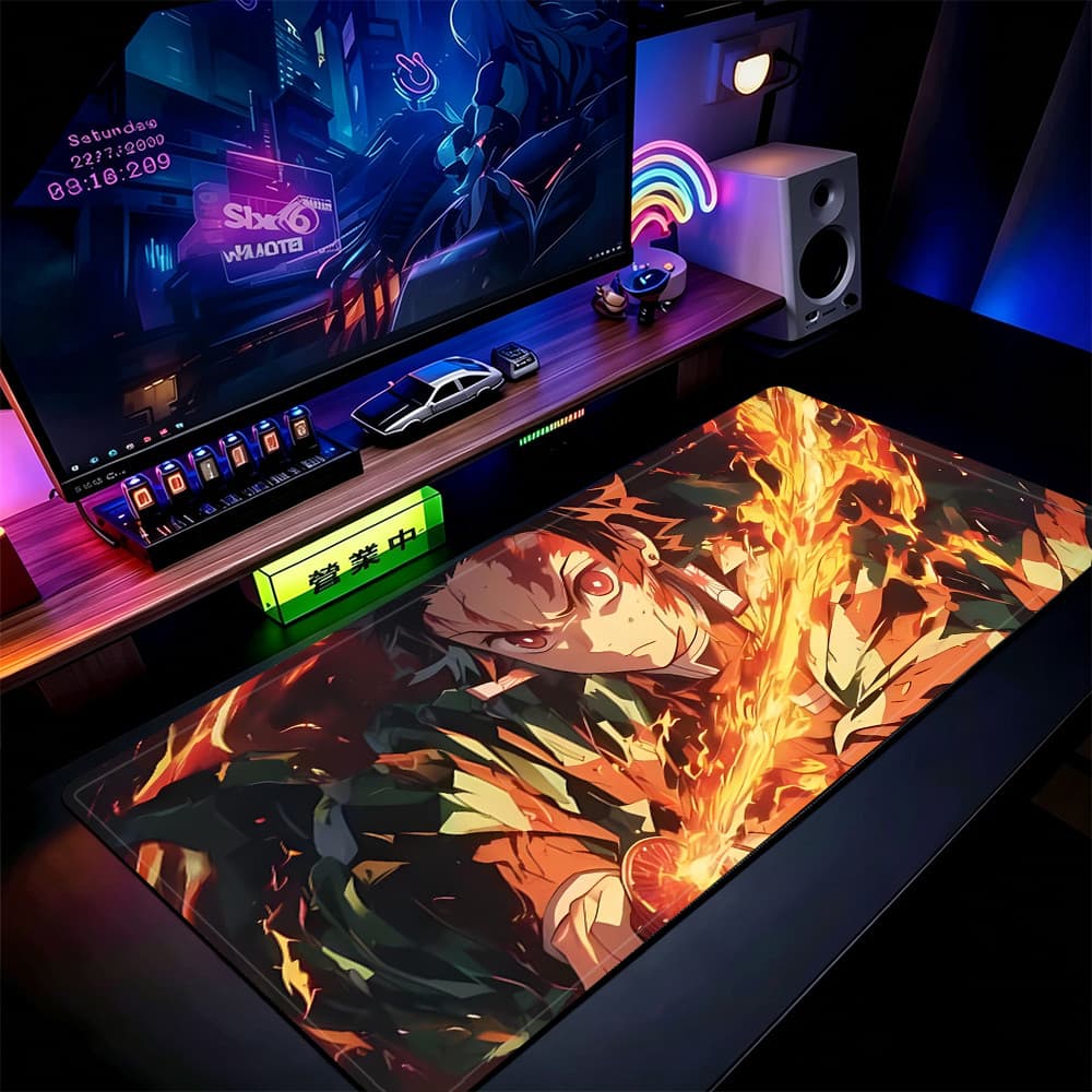 Grande Jogo Mouse Pad Antiderrapante 80X30 CM Impressões Personalizadas Mousepad Borda Costurada YG63102
