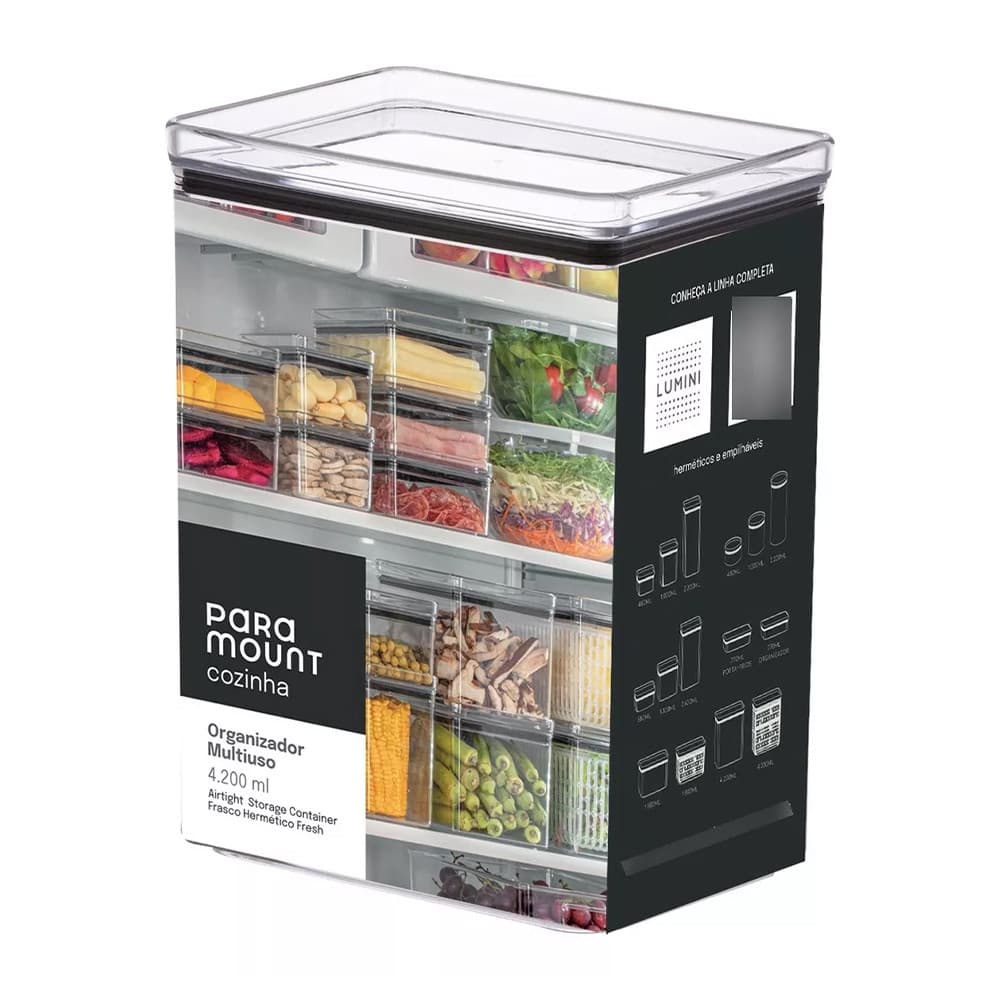 Pote Hermético Organizador Multiuso 4200ml
