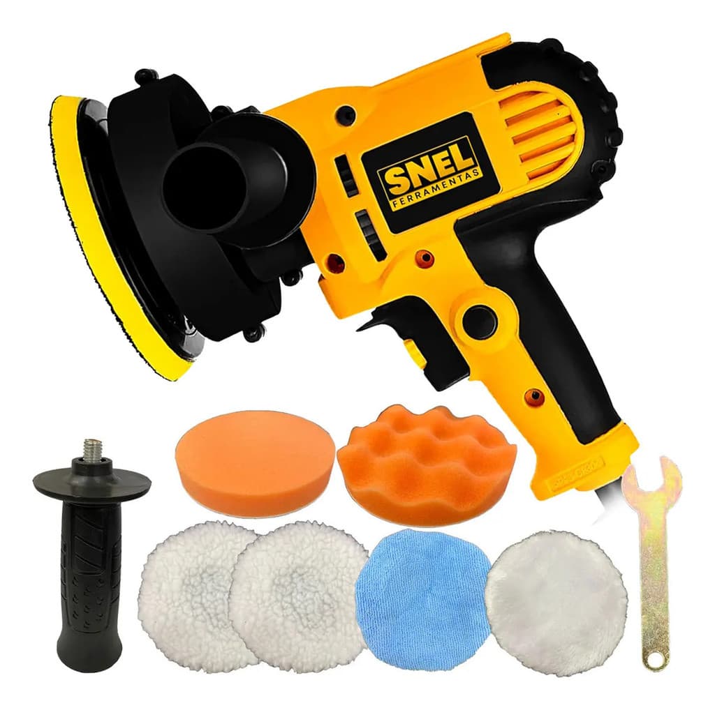 Politriz Lixadeira Eletrica 700 Watts Com Acessorios SN08 Snel Ferramentas Voltagem: 127V