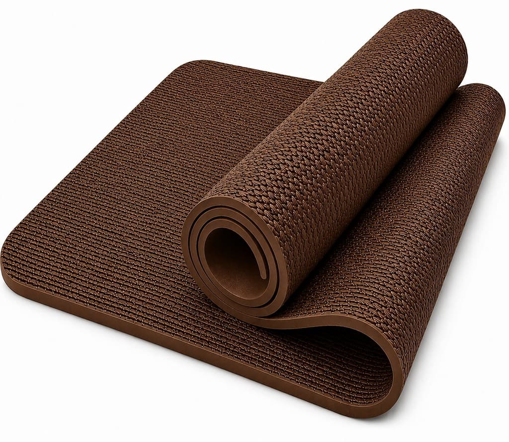 Tapete Yoga Pilates 1m x 60cm x 10mm Colchonete Academia Antiderrapante Ginástica Exercícios Fitness