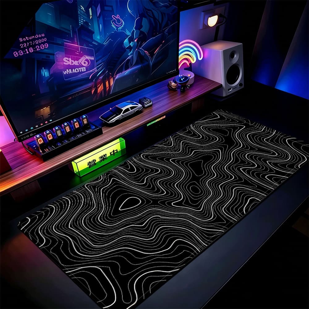 Grande Jogo Mouse Pad Antiderrapante 80X30 CM Impressões Personalizadas Mousepad Borda Costurada LM0002 XC009