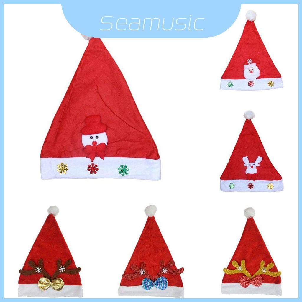 Chapéu De Natal Encantador Led Para Adultos E Crianças Com Chifres De Desenho Animado De Veludo Acabamento