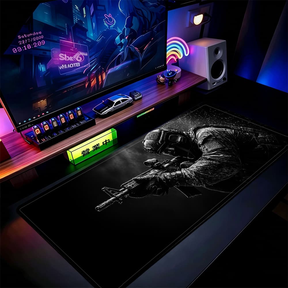 Grande Jogo Mouse Pad Antiderrapante 80X30 CM Impressões Personalizadas Mousepad Borda Costurada YG80202