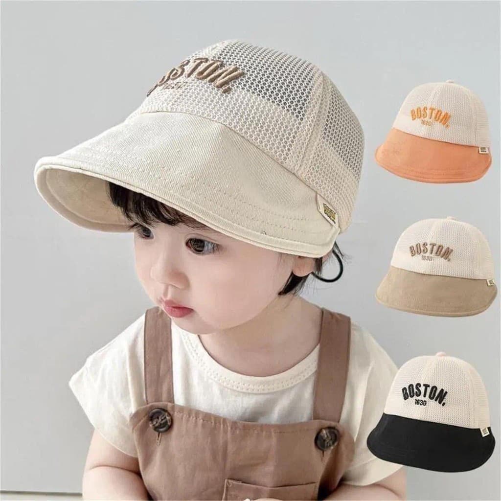 Novos Chapéus de Sol de Verão para Bebês, Boné de Beisebol para Crianças Pequenas, Boné com Viseira para Meninos, Boné d