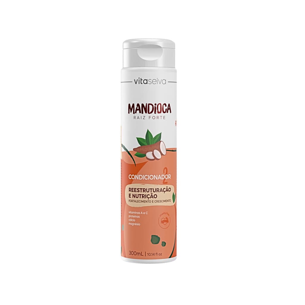 Condicionador Vita Seiva Mandioca Raiz Forte Reestruturação 300ml Cod.85936