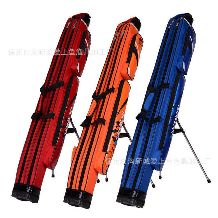 Bolsa de vara de pesca de casca dura 1.25m, camada dupla, repelente de água, bolsa de equipamento de pesca, bolsa de sup