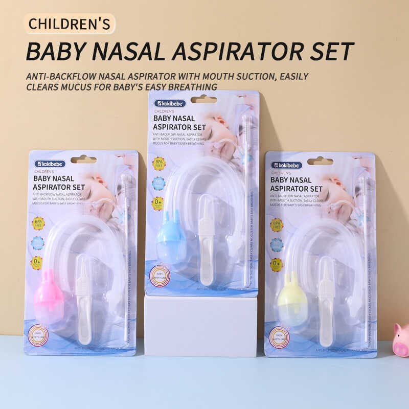 Bebê boca sucção aspirador nasal bebê Snot limpador recém-nascido Anti-refluxo congestão nasal cateter aspirador nasal c