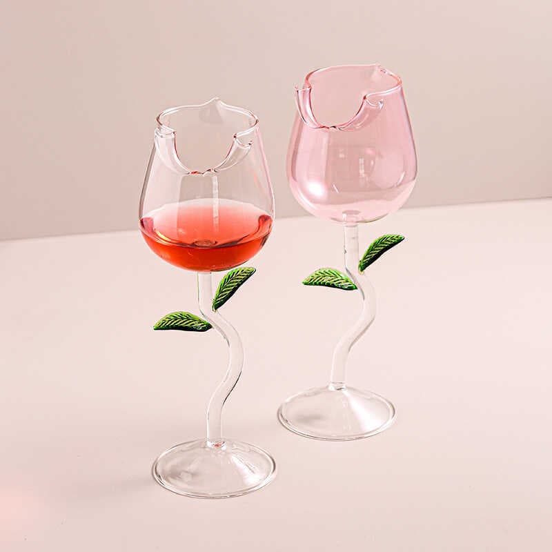 Ins estilo criativo rosa copo de vinho tinto High-End luz luxo copo de vinho conjunto