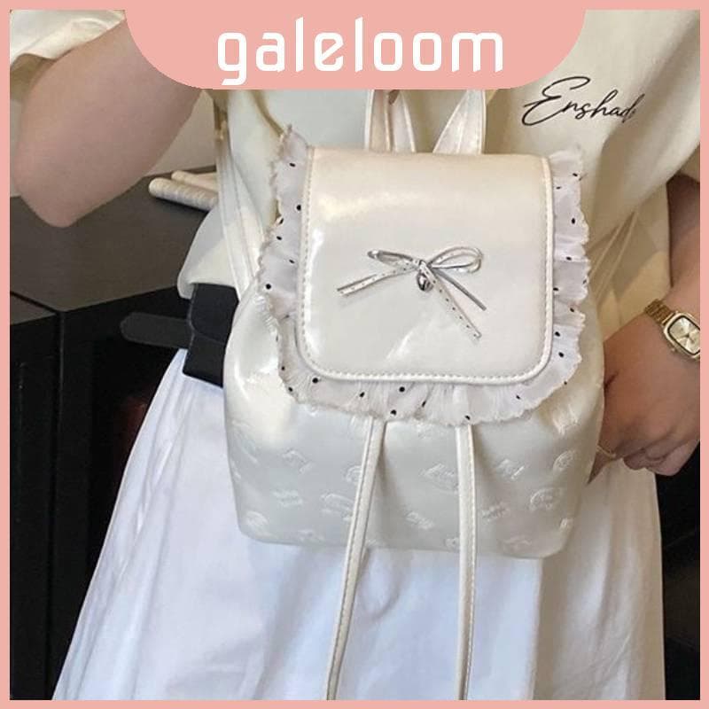 Mochila Amarrada Estilo Coreano Com Pu Leve Para Estudantes De Material