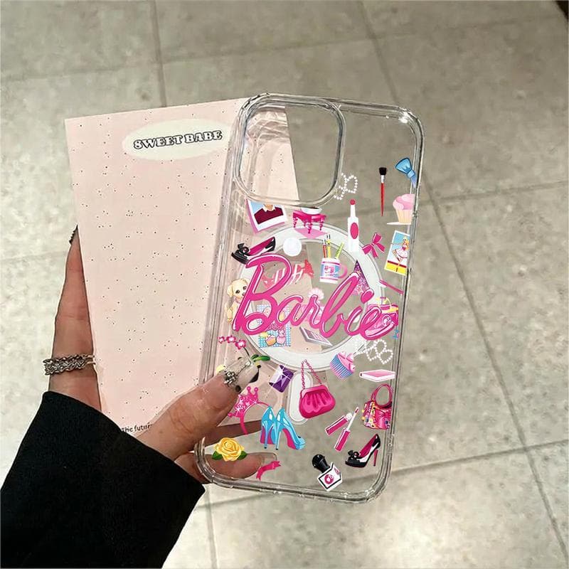 Capa estilo boneca moda, proteção total contra impactos, compatível com iPhone 17Pro 17ProMax 16 15 14 13 12 11