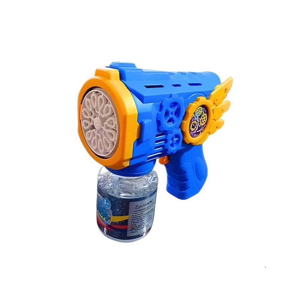 Lançador de Bolhas Automático Bubble Gun Infantil com Refil.