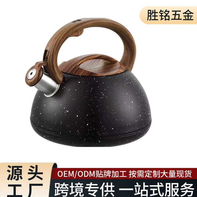 Chaleira de aço inoxidável estilo japonês apito chaleira doméstica apito chaleira grande capacidade