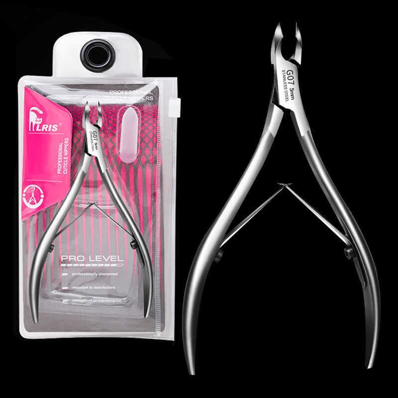G07 manicure ferramentas de manicure alicate Olecranon de aço inoxidável alicate de unha alicate de pele morta 5mm estil