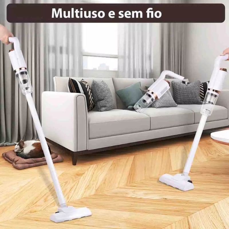 Aspirador Po Vertical Sem Fio Portatil
