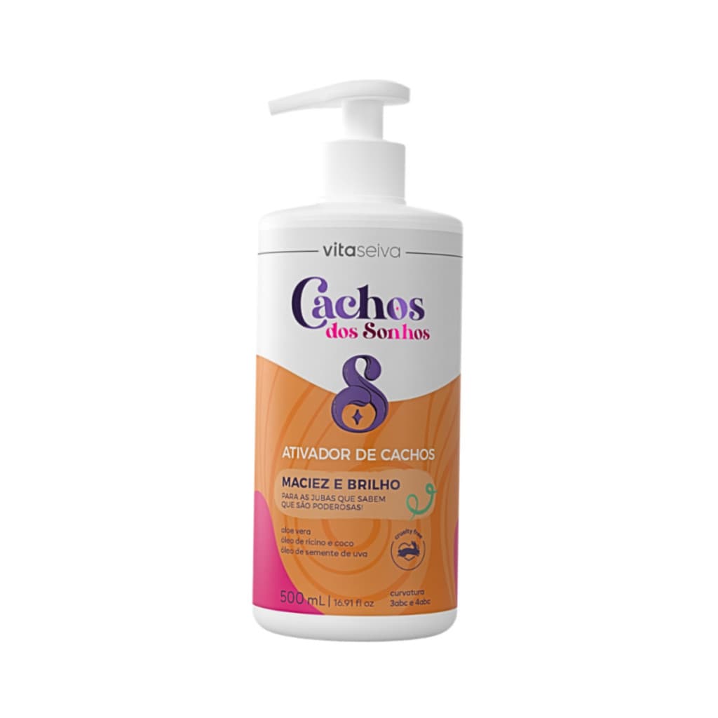 Ativador de Cachos - Cachos dos Sonhos Vita Seiva 500ml