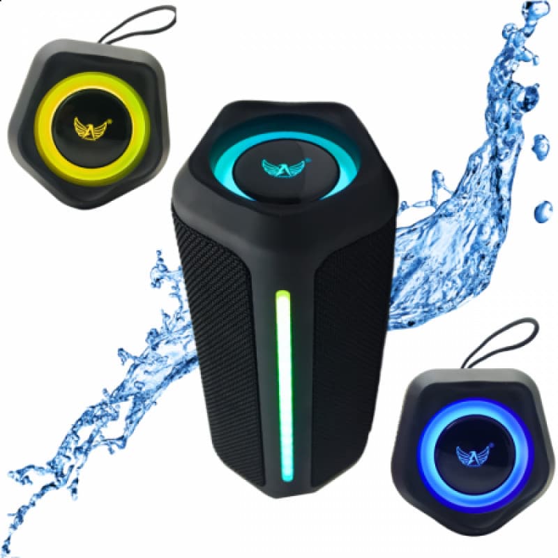 Caixa de Som Bluetooth Portátil À Prova D'agua 15W BASS Altomex