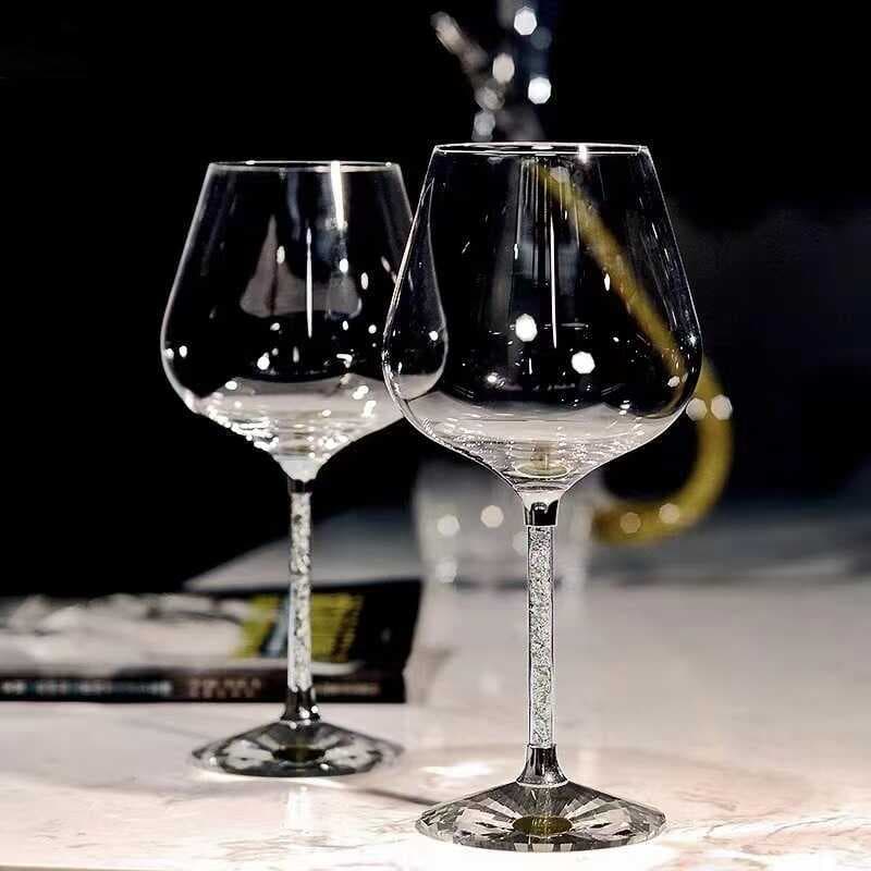 Luz de luxo High-End borgonha copo de vinho tinto doméstico cristal vidro de vinho hotel vidro de cristal especial