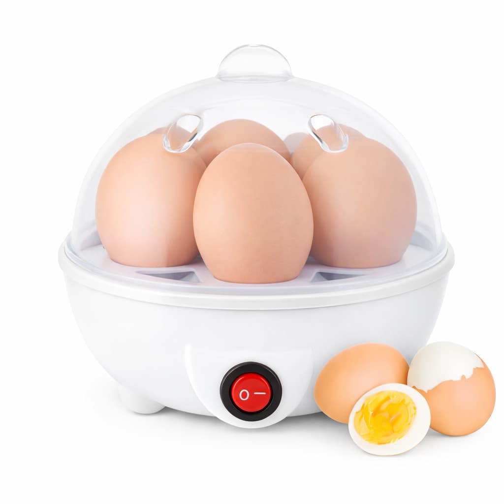 Mini Cozedor de Ovos Elétrico 110V Automático Desliga Sozinho