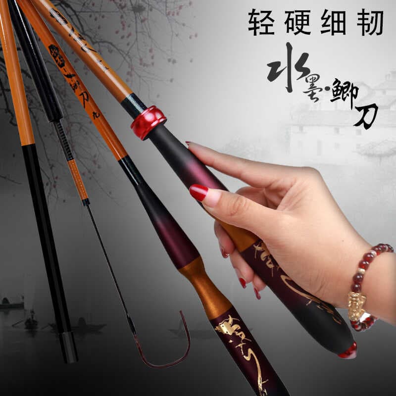 Vara de pesca crucian carpa faca 3.9m 5.4m Ultra-leve carpa crucian carpa vara de mão vara de pesca de Taiwan vara de pe