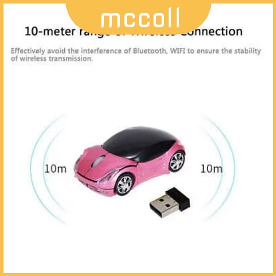 Carro 3d Premium Voiture 2.4ghz Mouse Sem Fio Com Indicador De Bateria Integrado Para Pc Macbook Laptop