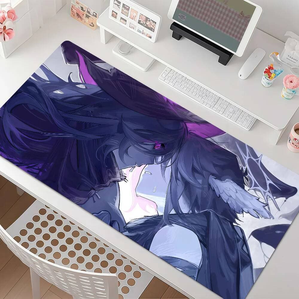 Azure Anime Botão Macio Pino X Dois Tempos Mouse Pad Anti Deslizamento Borda De Borracha Bloqueado Engrossado Portátil T