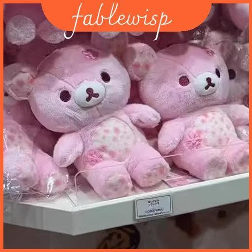 Boneca Curta De Pelúcia Sakura Rilakkuma Com Enchimento De Fibra De Poliéster Para Crianças Adolescentes E
