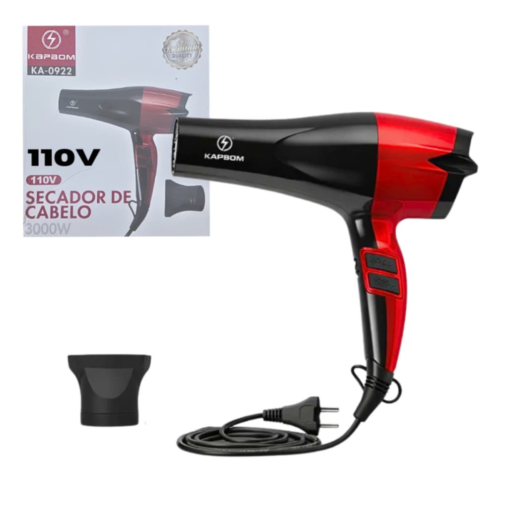 Secador de Cabelo Profissional 3000w Premium 110V