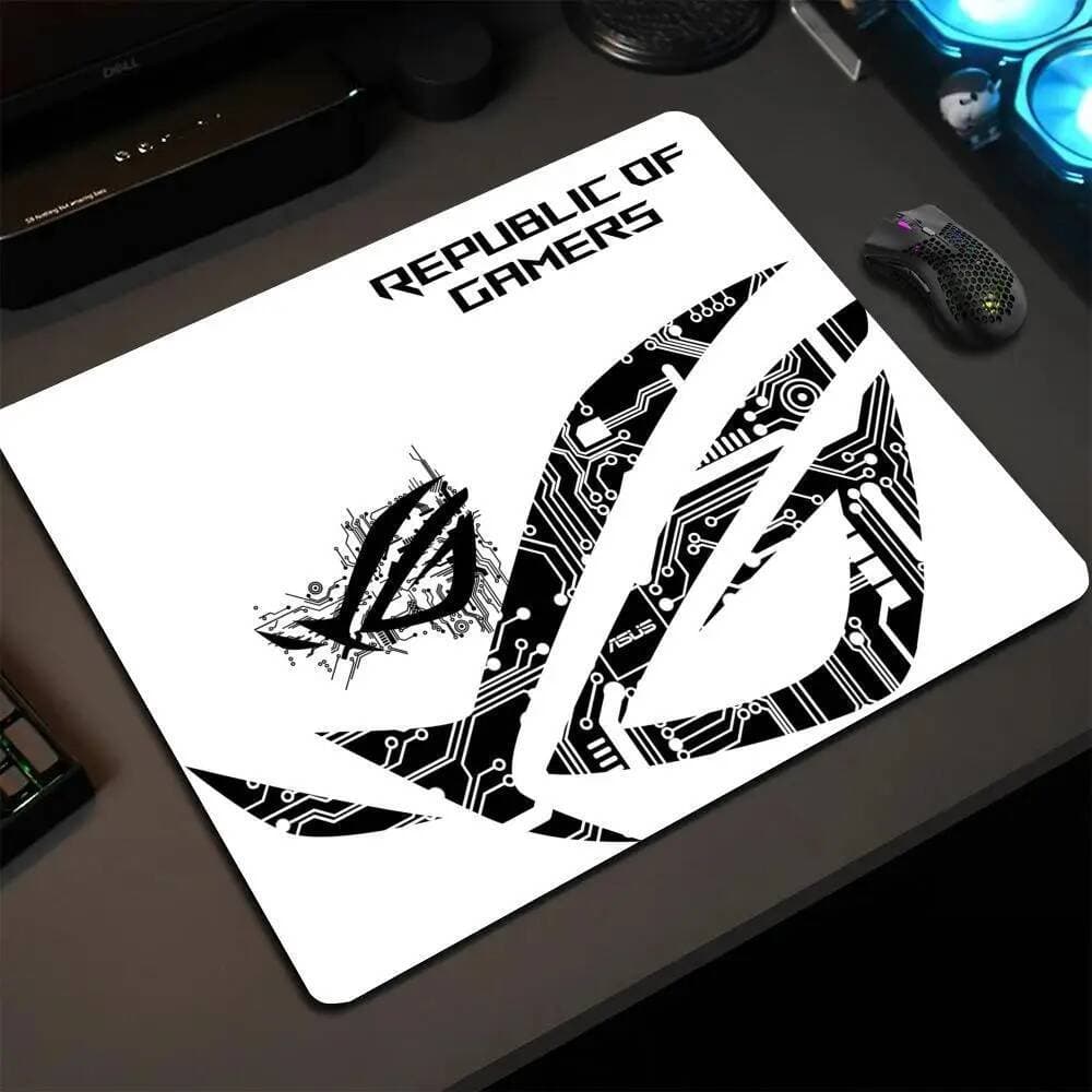Cinza Circuito Tecnologia Geométrica Mouse Pad Computador Escritório Jogo Tapetes De Mesa De Borracha Antiderrapante Por